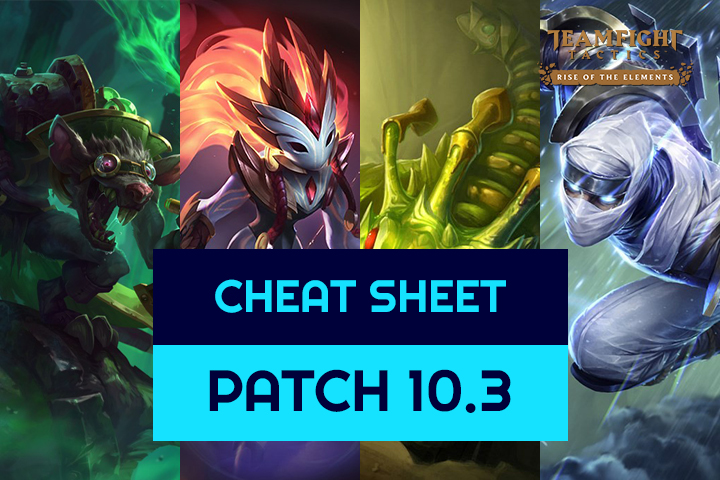 TFT : Cheat sheet des meilleures compos du patch 10.3