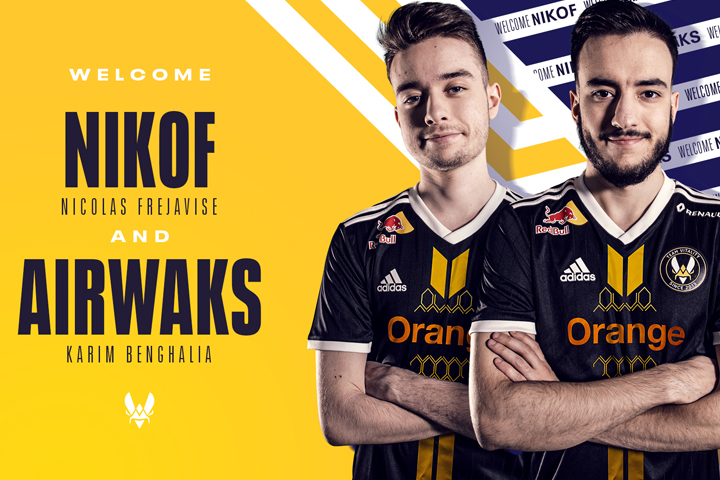 Fortnite : Airwaks et Nikof rejoignent Vitality