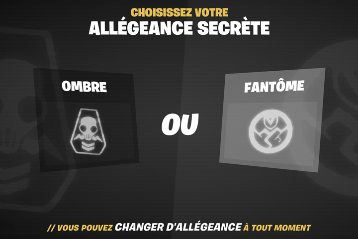 Fortnite : Jeux d’espions et allégeance secrète, les opérations ombre ou fantôme