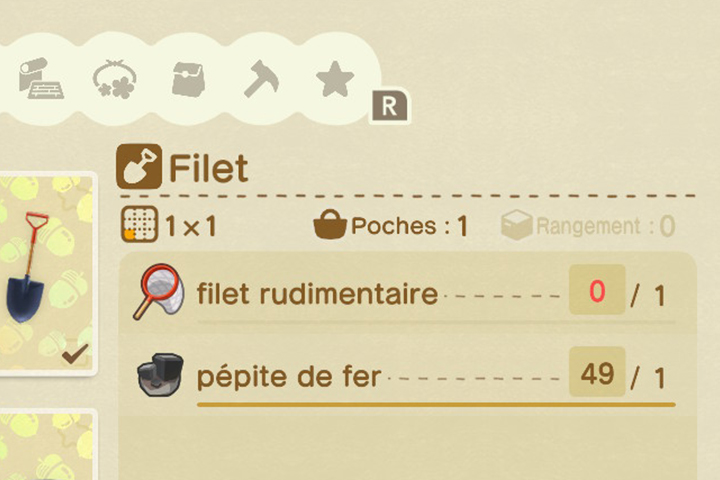 Animal Crossing New Horizons : Filet, comment avoir le plan de bricolage ?