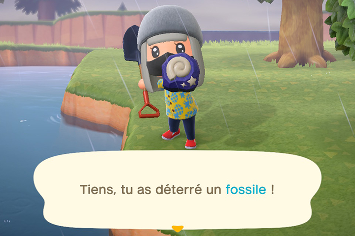 Animal Crossing New Horizons : Fossiles, comment utiliser la pelle, guide et astuce