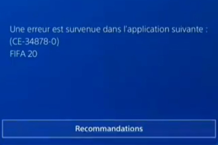 FIFA 20 : Un bug fait quitter le jeu automatiquement