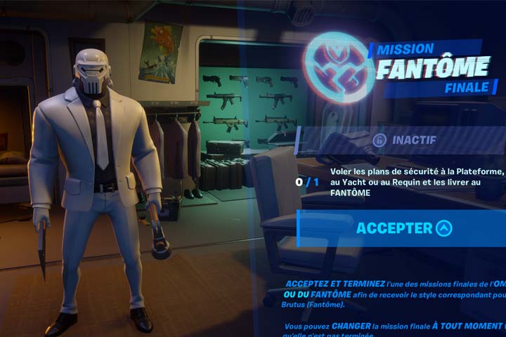 Fortnite : Brutus, ombre ou fantôme, les défis