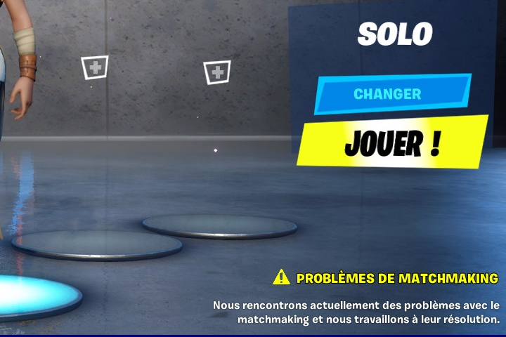 Fortnite : Problèmes de matchmaking et bug, impossible de jouer avec ses amis