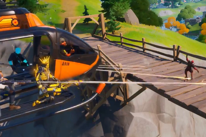 Fortnite : Hélicoptère, où se trouve Choppa ? Emplacement et carte