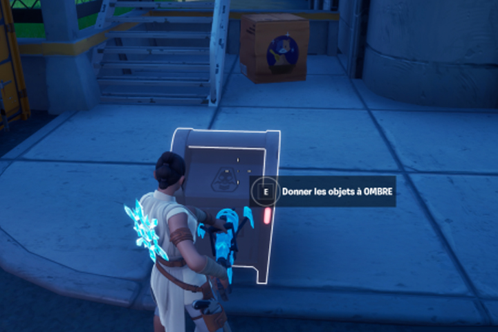 Fortnite : Voler les plans de sécurité à la Plateforme, au Yacht ou au Requin et les livrer à l’Ombre ou au Fantôme, défi Brutus