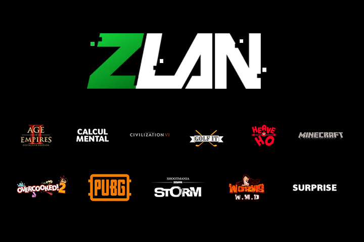 Z LAN 2020 : Liste des jeux annoncés par Zerator