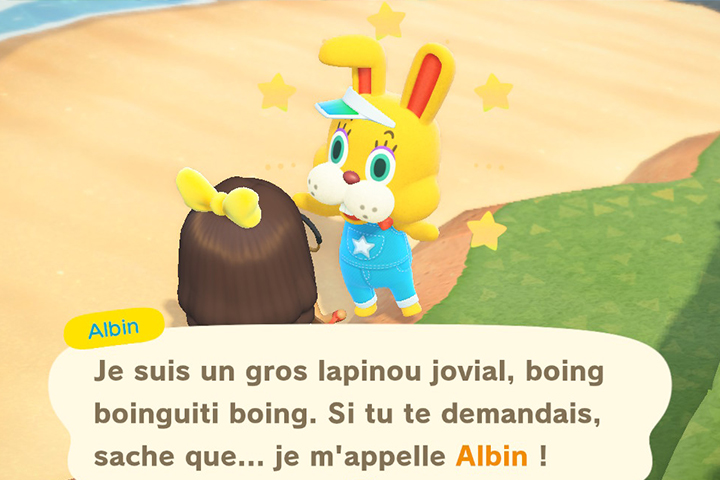 Animal Crossing New Horizons : Albin, Pâques et fête des oeufs