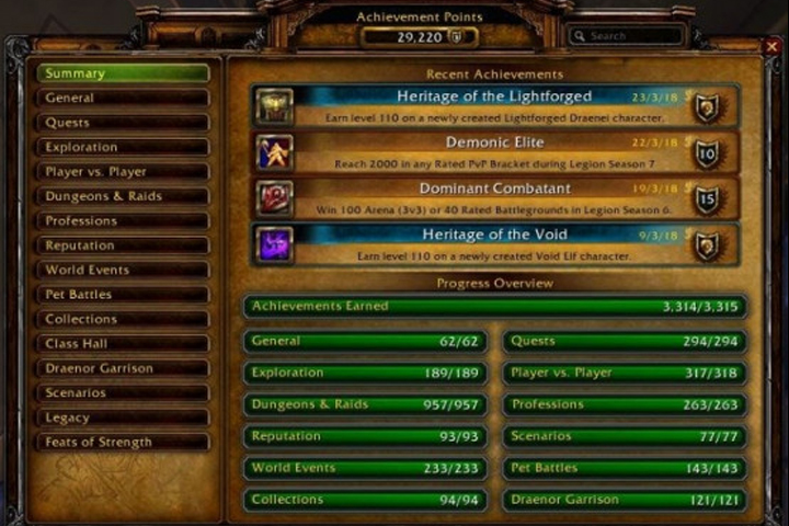 WoW : Un joueur termine tous les hauts-faits