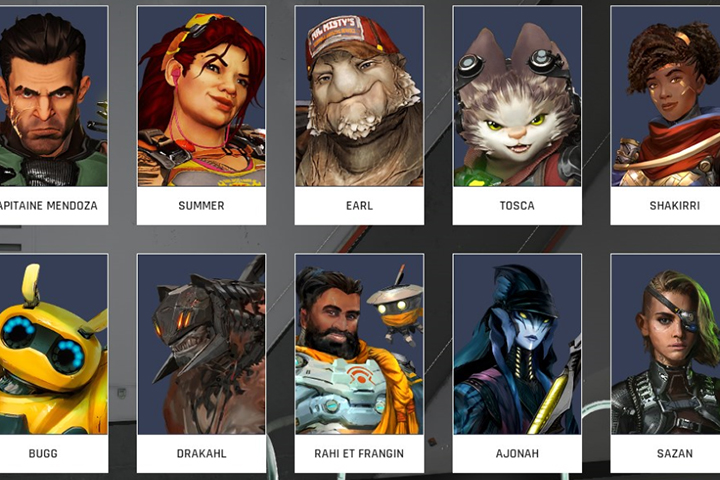 Crucible : Tous les chasseurs, présentation et description des personnages