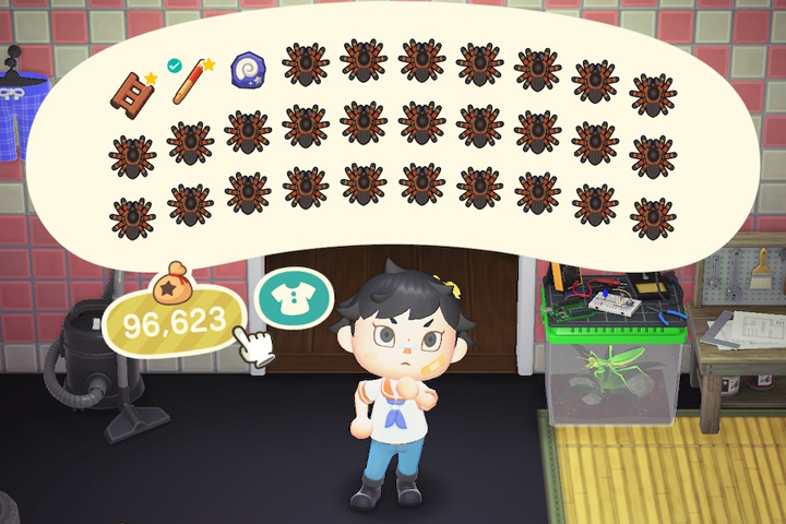 Scorpions et tarentules, pourquoi est-il compliqué d’en trouver dans Animal Crossing : New Horizons ?