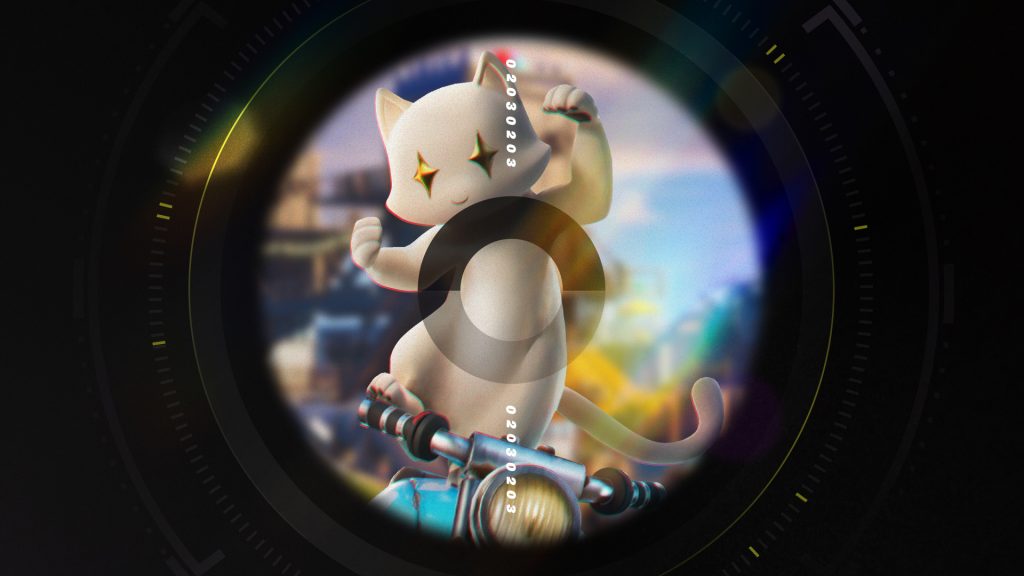 Fortnite : Bébé Miaousclé sur un scooter, teaser saison 3