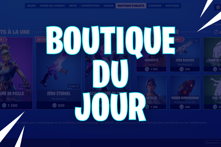 Boutique Fortnite 14 juin 2020