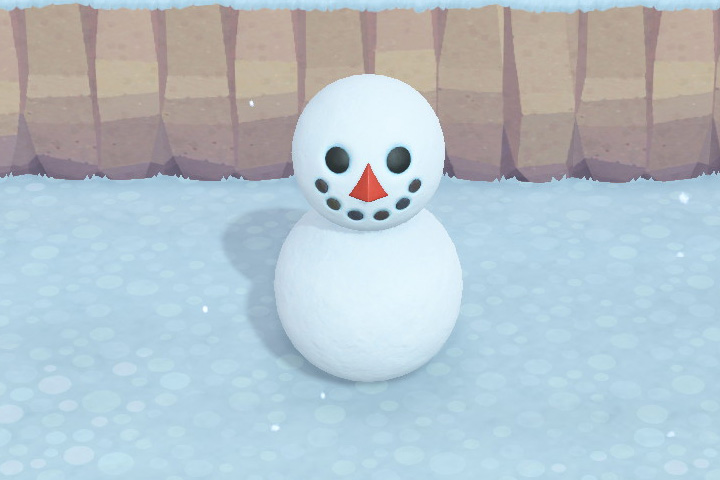 Comment faire un bonhomme de neige dans Animal Crossing : New Horizons ?