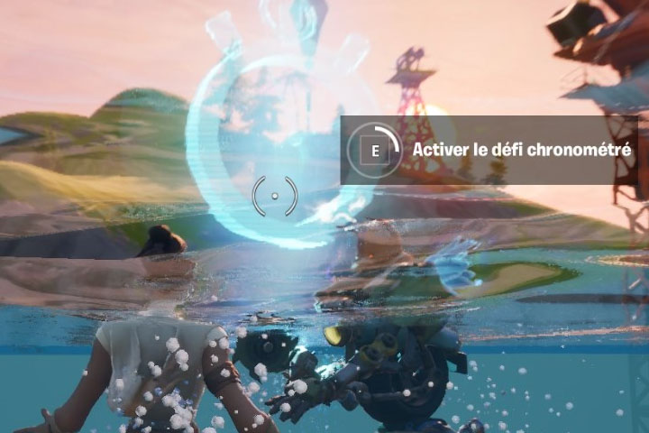 Fortnite : Défi de nage chronométré à Dirty Docks, défi Aquaman