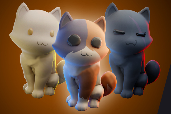 Fortnite : Des chatons miaousclé comme mascotte, concept de fan