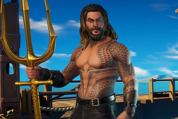 Fortnite : Plonger au-dessus de la cascade de la gorge grandiose en portant la tenue Aquaman