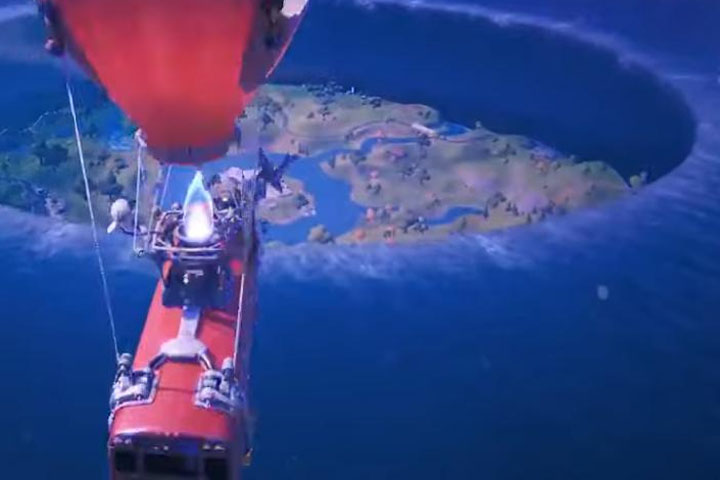 L’eau dans Fortnite, nager et nouvelle tempête suite à l’événement pour la saison 3