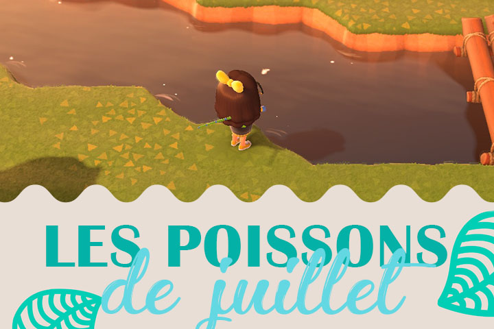 Poissons du mois de juillet dans Animal Crossing New Horizons, hémisphère nord et sud