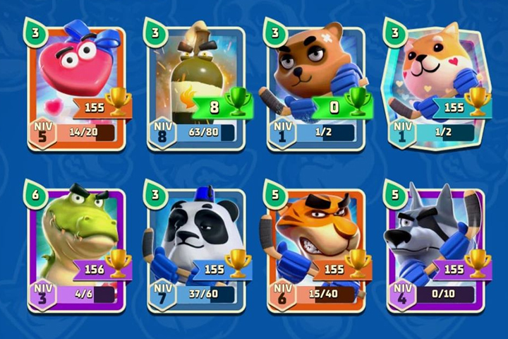 Rumble Hockey : Meilleur deck débutant, une équipe pour monter rapidement en trophées