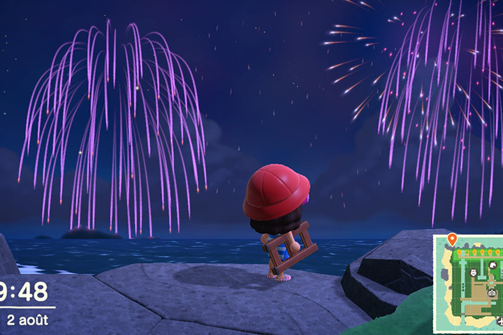 Feux d’artifice dans Animal Crossing : New Horizons, dates et infos
