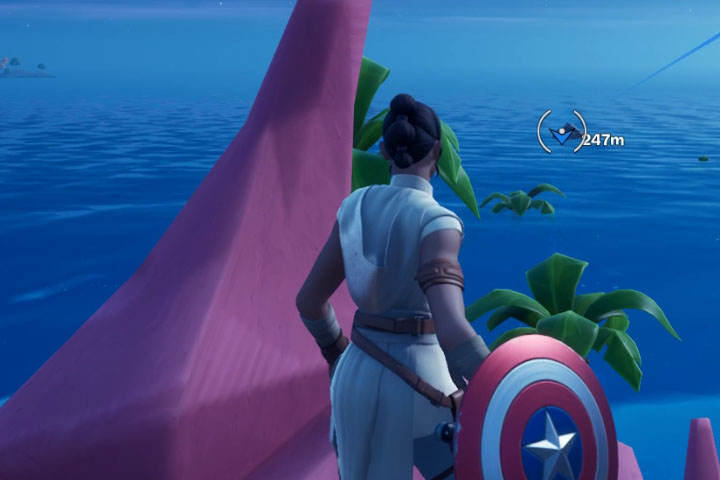 Fortnite : S’emparer du trident à la crique coralienne, défi Aquaman