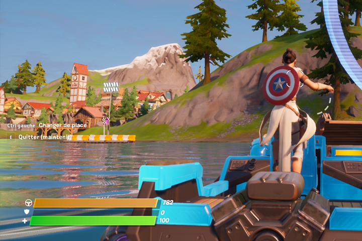 Fortnite : Réussir le défi chronométré en bateau au Chaos des canots, défi semaine 8