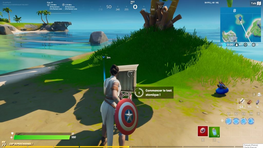 Fortnite : Copains du corail : l’ère nucléaire, défi