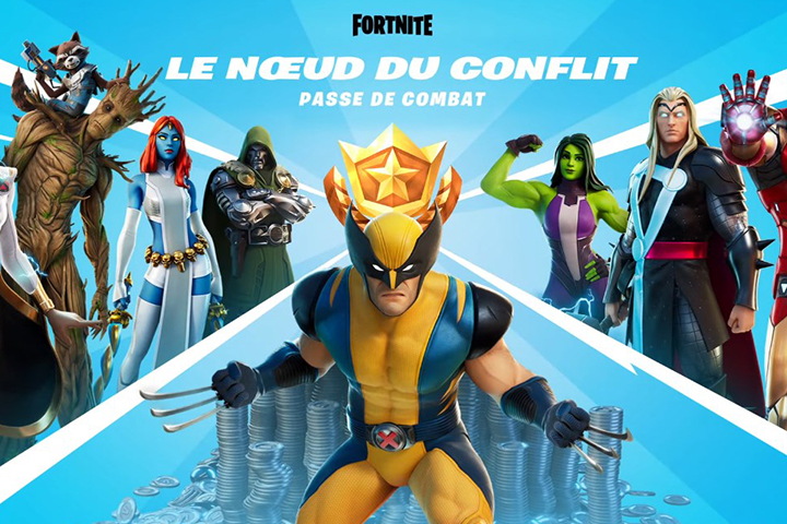 Défis de l’éveil Fortnite, débloquer les skins Marvel du passe de combat saison 4