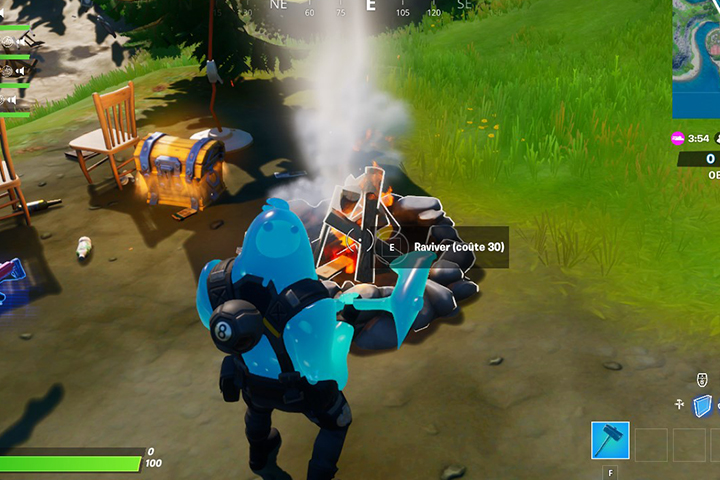 Fortnite : Raviver des feux de camp au camp de la morue, défi semaine 9