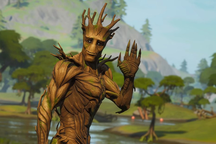 Skin Groot, défis de l’éveil Fortnite saison 4