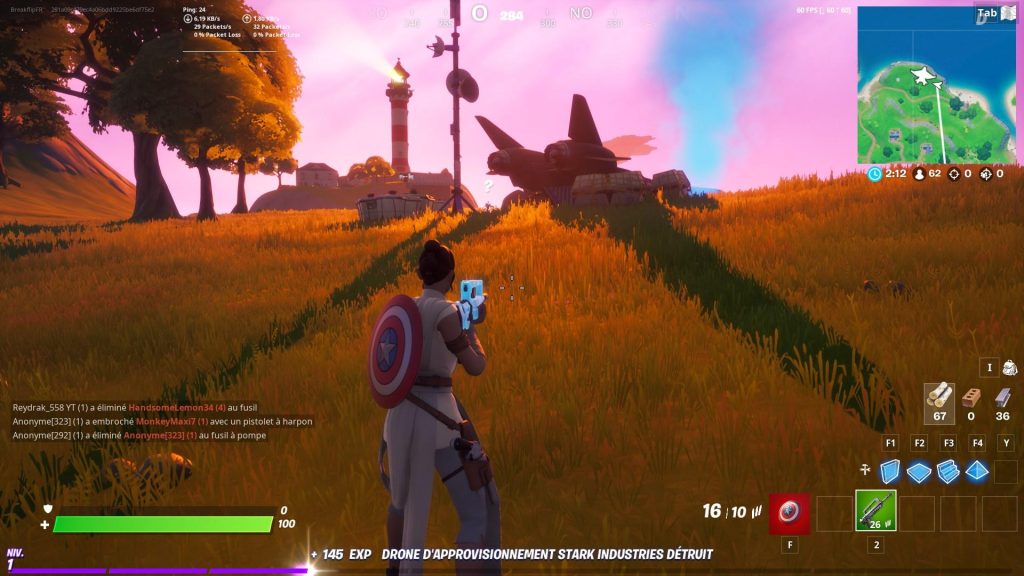 Fortnite : Où est le site d’atterissage de patrouille Quinjet dans la saison 4 ?