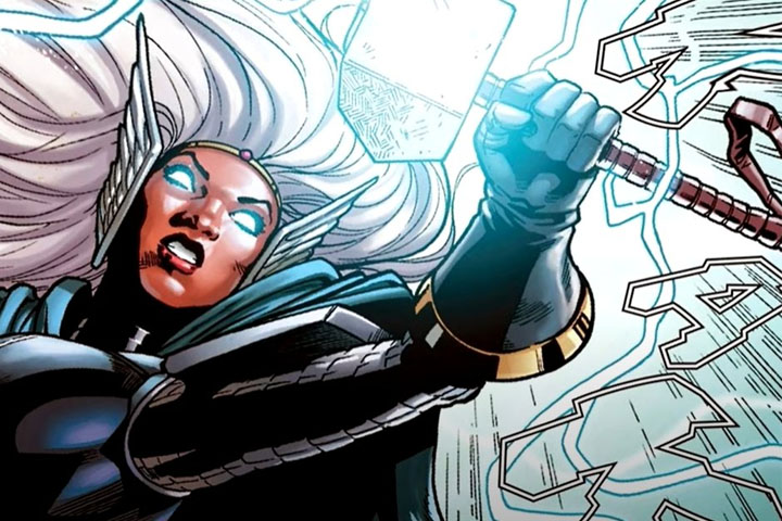 Tornade dans Fortnite, un skin Storm en saison 4