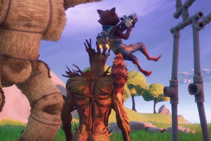 Fortnite : Utiliser une emote en tant que Groot à un monument pour l’amitié, défi éveil saison 4