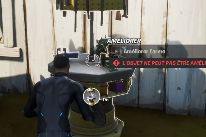 Fortnite : Utiliser un établi d’amélioration avec Tony Stark, défi éveil saison 4