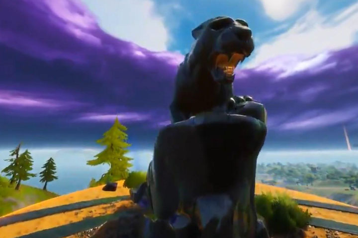 Black Panthère dans Fortnite, où est le monument est dans le jeu ?