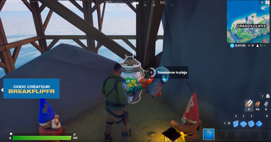 Fortnite : désamorcer les bombes, défi caché Répercussion