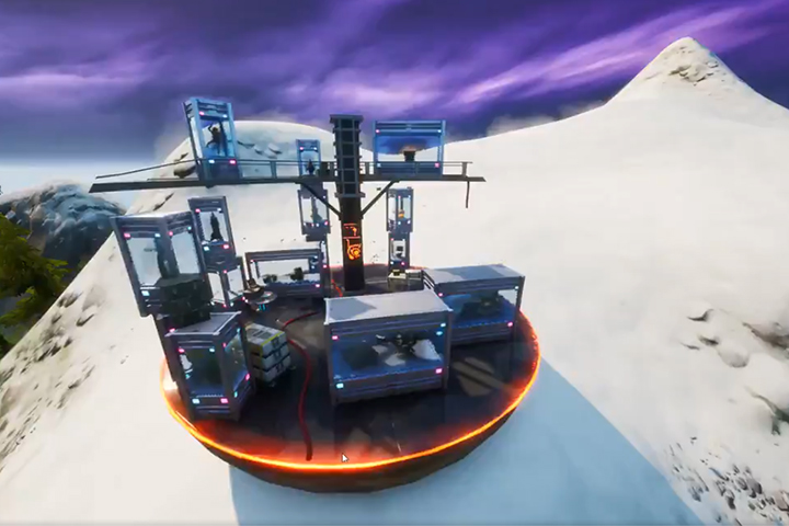 La Collection, nouveau POI Fortnite, changement de la carte