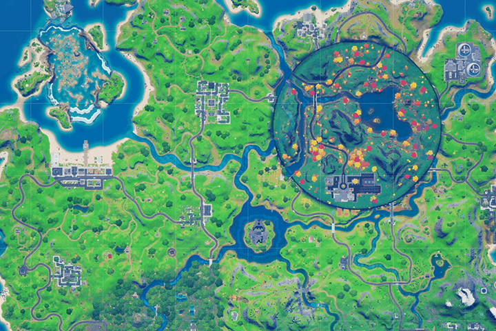 Fortnite : Nouvelle map du patch 14.20