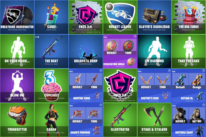 Fortnite : Nouveaux skins leak au 14.20