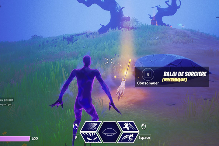 Fortnite : Consommer du butin légendaire en étant une ombre, défi cauchemars