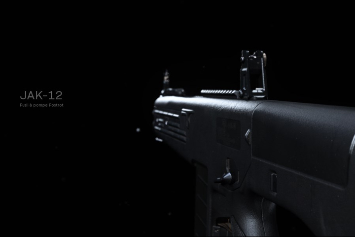 JAK-12 sur Call of Duty: Modern Warfare et Warzone, accessoires et équipement