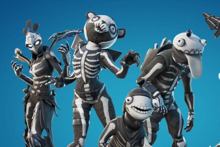 Pack et skins Brigade du Crâne sur Fortnite, les infos sur le Skull Squad Pack