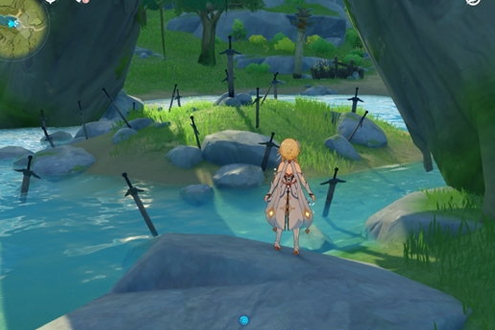 Trouver et briser les 3 sceaux du cimetière d’épées sur Genshin Impact