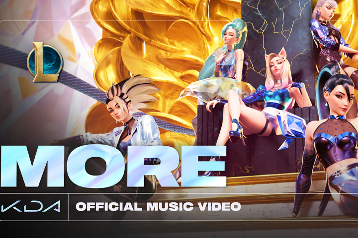 LoL K/DA : Le single More de l’EP ALL/OUT du groupe de League of Legends est sorti