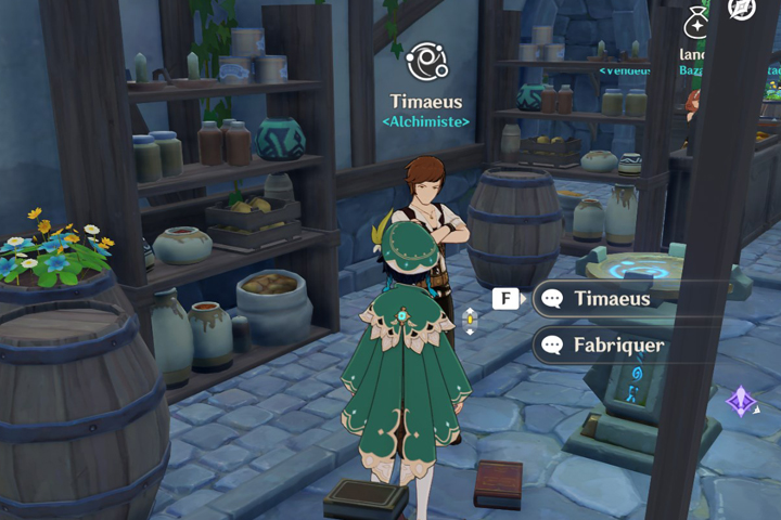 Synthétiser un objet Genshin Impact, comment créer un nouvel item ?