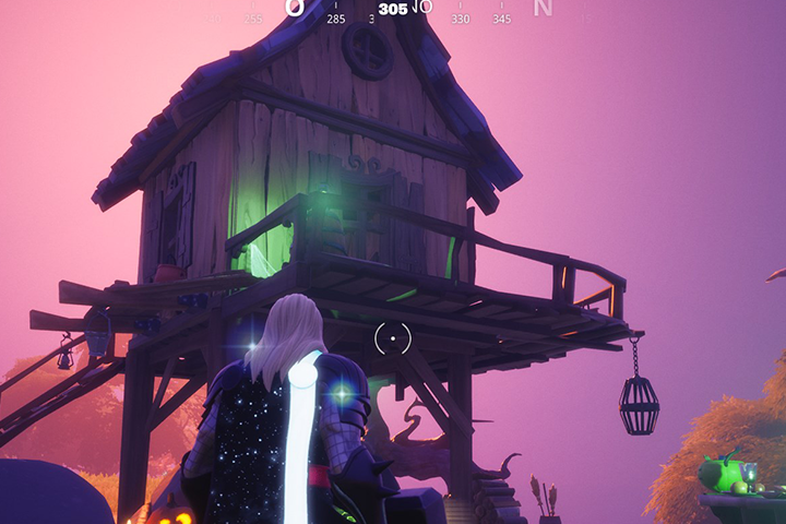 Fortnite : Visiter plusieurs cabanes de sorcières, défi cauchemars
