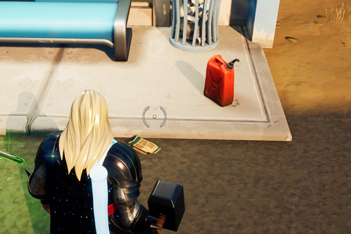 Fortnite : Tirer sur un bidon d’essence lancé par un équipier avant qu’il ne retombe au sol, défi semaine 12, XP à gogo