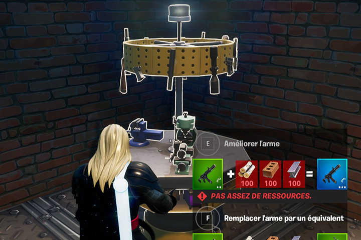 Comment améliorer des armes au niveau épique dans Fortnite ?