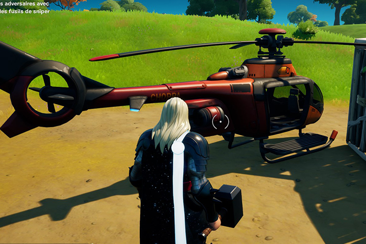Fortnite : Infliger des dégâts à des adversaires avec les pales du Choppa, défi semaine 12, XP à gogo